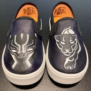 Black Panther hand painted shoes